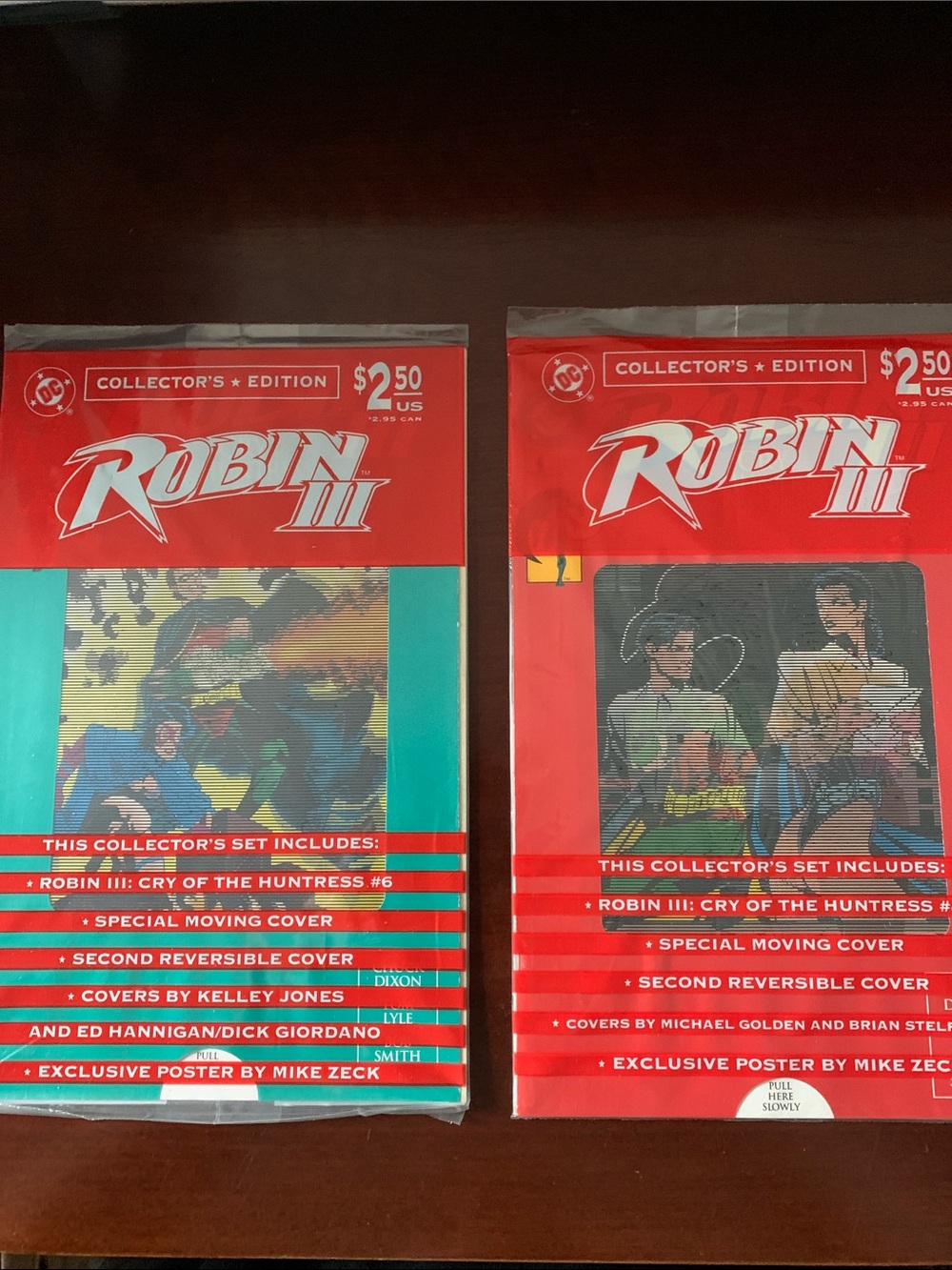 DC Comics Robin III Red and Teal Collector's Edition Set Sealed